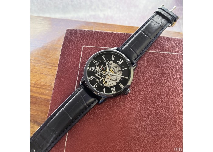 Мужские часы Chronte 412A Black-Silver