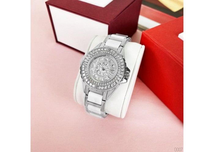 Женские часы Bee Sister 1490 Silver-White Diamonds