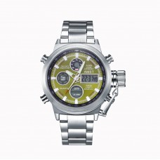 Мужские часы AMST 3003 Metall Silver-Green
