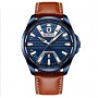 Мужские часы Curren 8379 Blue-Brown