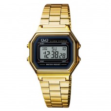 Мужские часы Q&Q M173J003Y Gold-Black