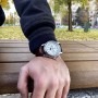 Мужские часы Forsining 319 Brown-Silver-White