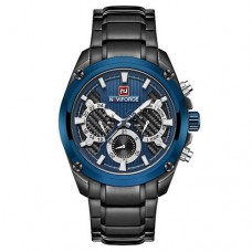 Мужские часы Naviforce NF9113 Black-Blue