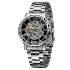 Часы Winner 8012 Diamonds Automatic Silver-Black