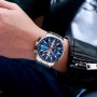 Мужские часы Curren 8351 Silver-Blue