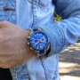 Мужские часы Megalith 8212 Silver-Blue