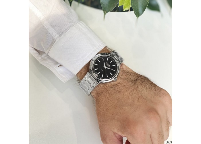 Мужские часы Guardo S00955-1Silver-Black