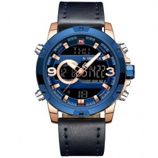 Мужские часы Naviforce NF9097 Blue-Cuprum