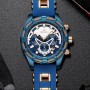Мужские часы Megalith 8042M Blue-Cuprum