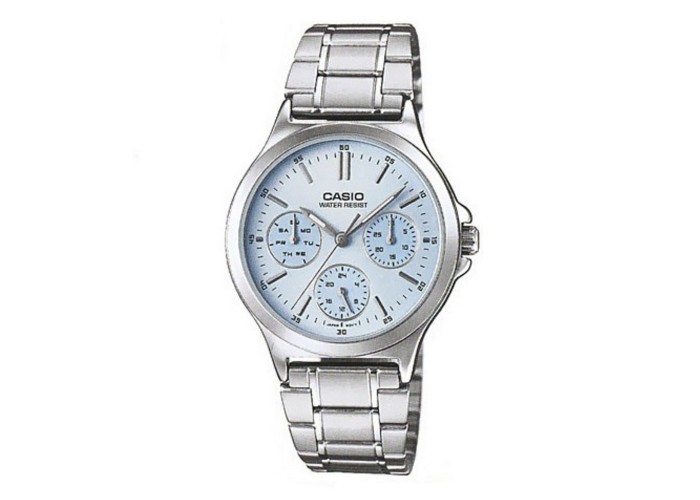 Женские часы Casio LTP-V300D-2AUDF All Silver