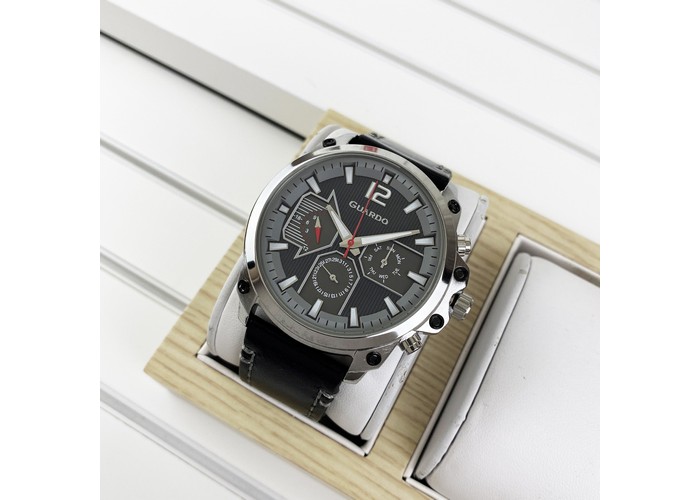 Мужские часы Guardo 011998-1 Black-Silver-Gray