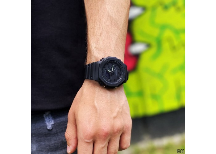 Мужские часы Casio GA-2100-1A1ER All Black
