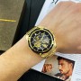 Мужские часы Forsining 8130 Gold-Black