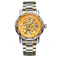 Женские часы Forsining S1201 Silver-Gold