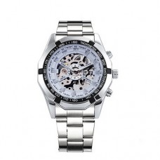 Мужские часы Forsining 8042 Silver-White