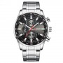 Мужские часы Curren 8351 Silver-Black