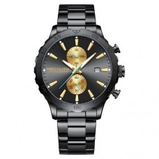 Мужские часы Megalith 8237M Black-Gold