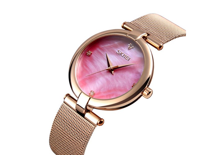 Женские часы Skmei 9177 Cuprum-Pink