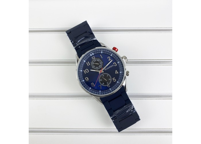 Мужские часы Guardo 11269-2 Blue-Silver