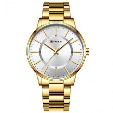 Мужские часы Curren 8385 Gold-White