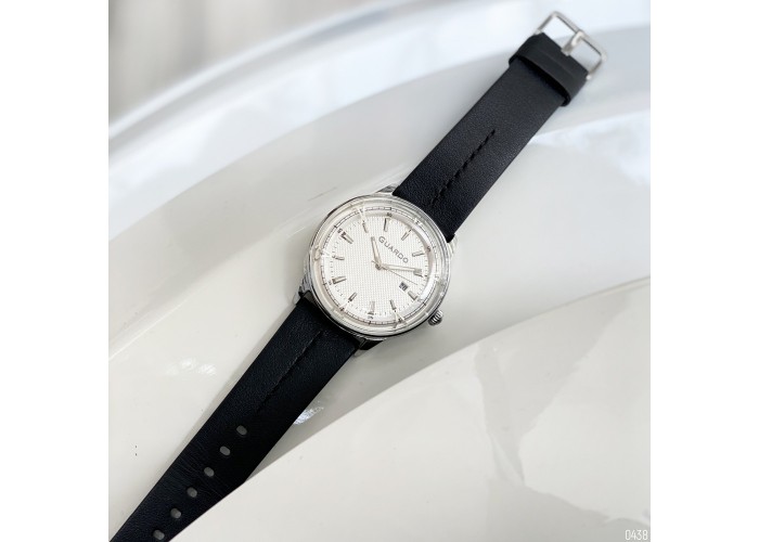 Мужские часы Guardo 012651-1 Black-Silver-White
