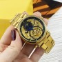 Мужские часы Forsining 8177 Gold-Black