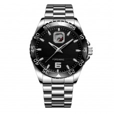Мужские часы Forsining 8200 Silver-Black
