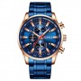 Мужские часы Curren 8351 Blue-Cuprum