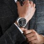 Мужские часы Curren 8322 Silver-Black