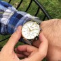 Мужские часы Curren 8340 Silver-Gold