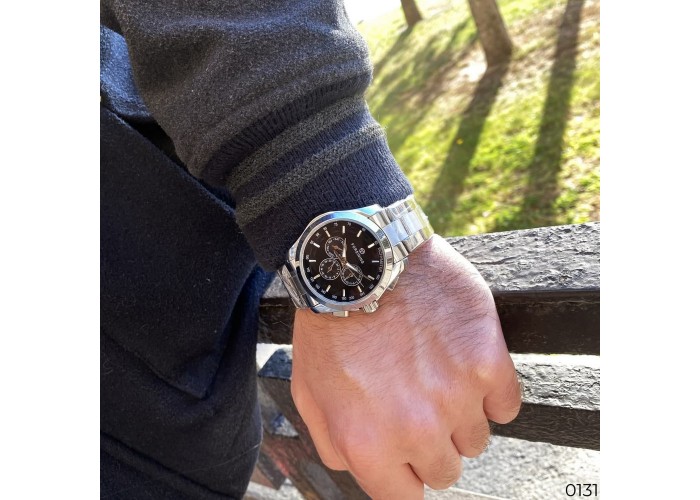Мужские часы Forsining S899 Silver-Black