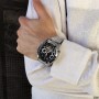 Мужские часы Forsining FSG340 Silver-Black