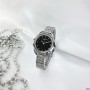 Женские часы Guardo 012667-2 Silver-Black