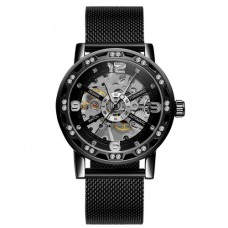Женские часы Forsining GMT1201 Black-Silver