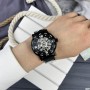Женские часы Forsining GMT1201 Black-Silver