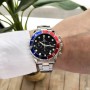 Мужские часы Chronte Nicolas Silver-Blue-Red-Black