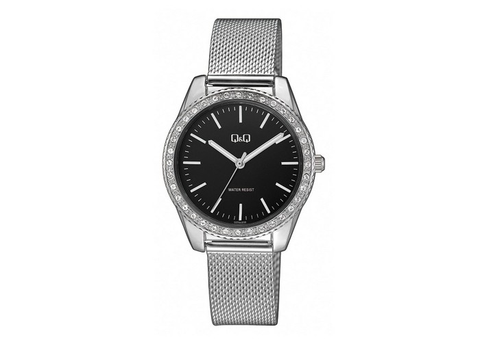 Женские часы Q&Q QZ59J202Y Silver-Black