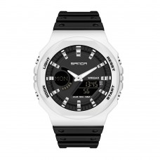 Мужские часы Sanda 6016 White-Black