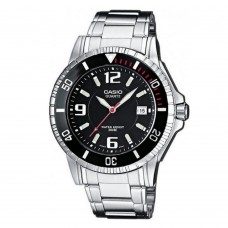 Мужские часы Casio MTD-1053D-1AVEF Silver-Black