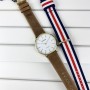 Мужские часы Guardo 11014-4 Brown-Gold-White