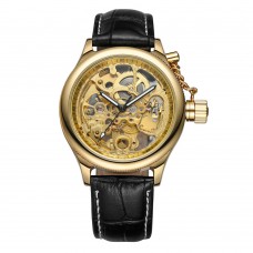 Мужские часы Forsining 206-1 Black-Gold