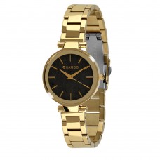 Женские часы Guardo 012502-4 Gold-Black