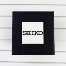 Коробочка с белым квадратом с логотипом SEIKO